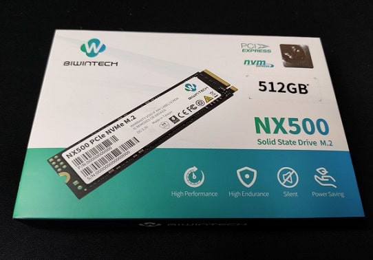 Biwintech NX500 512 GB PCIe NVME M.2 SSD 5 Years Warranty