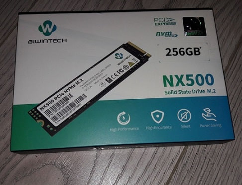 Biwintech NX500 256GB PCIe NVME M.2 SSD 5 Years Warranty