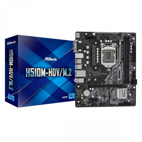 ASROCK H510M HDV/M.2 10TH AND 11TH GEN MICRO ATX MOTHERBOARD