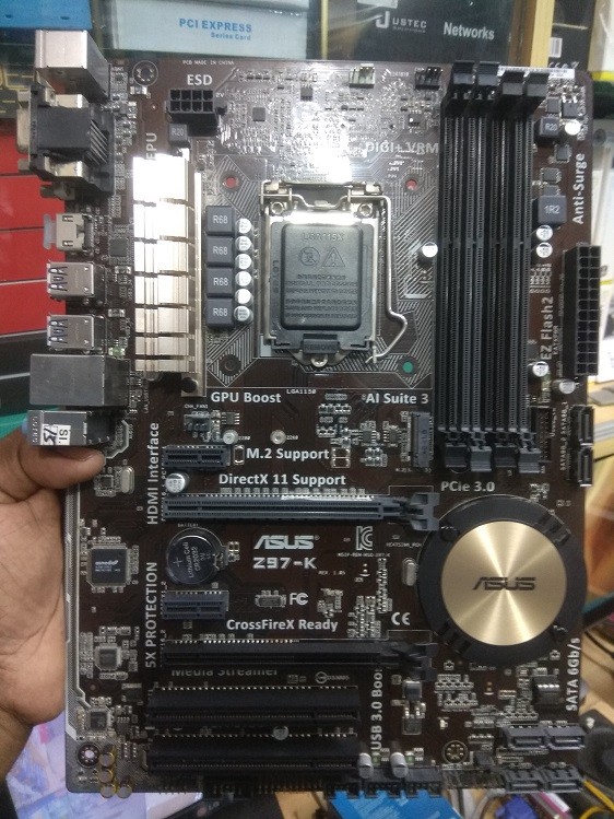 ASUS Z97-K HDMI SATA 6Gb/s USB 3.0 ATX Intel Motherboard