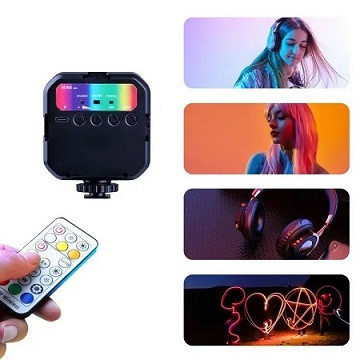 Rechargeable RGB LED Vlogging Light