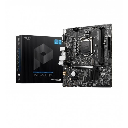 MSI H510M-A PRO INTEL 10TH GEN AND 11TH GEN MIRCO-ATX MOTHERBOARD
