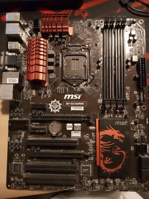 MSI H87-G43 Gaming with hdmi 4th Gen Motherboard