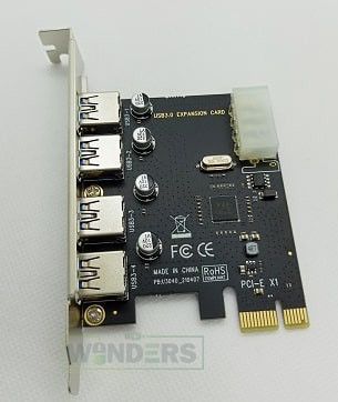 4 Port USB 3.0 PCI-E Expansion Card